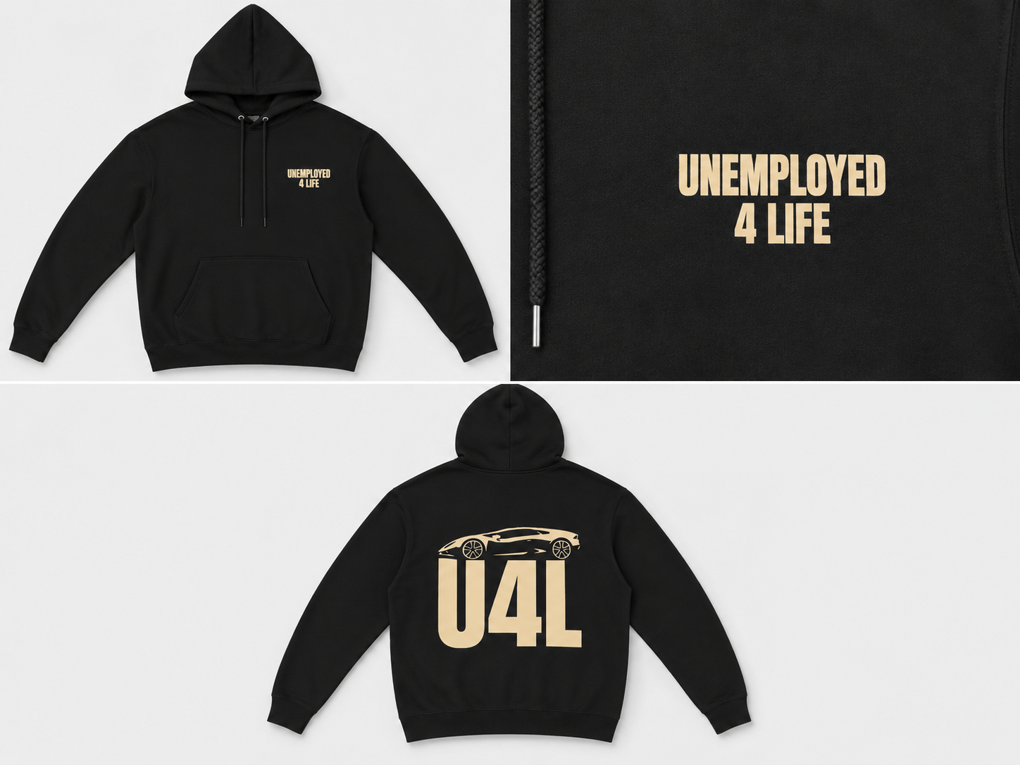Black Hoodie “The Foundation II”