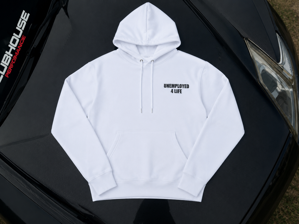 White Hoodie “The Blueprint”
