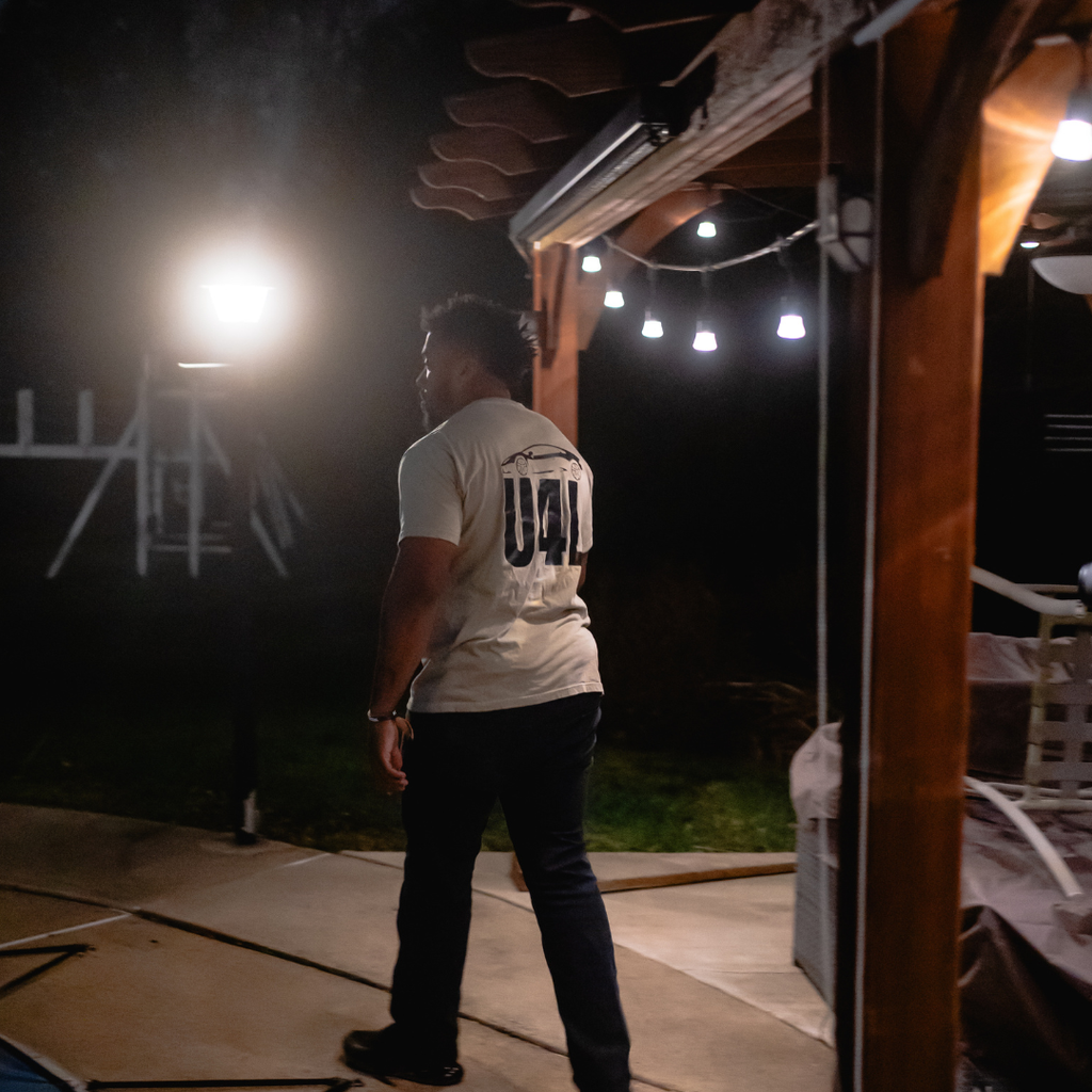 Olive "U4L" short sleeve t shirt