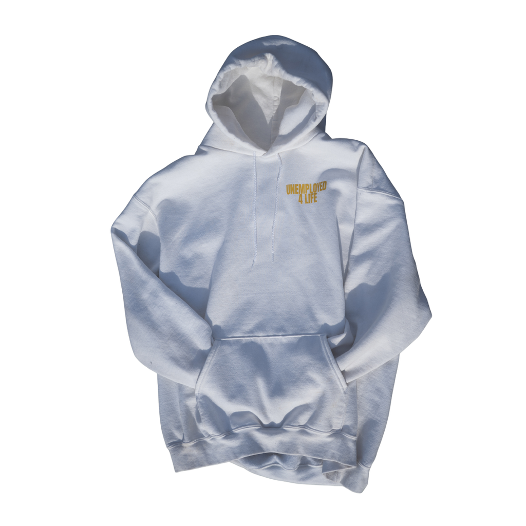 White "U4L" recipe for entrepreneurship hoodie